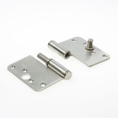 AXA VEILIGHEIDSKOGELSTIFTPAUMELLE RVS RONDE HOEKEN RECHTS 89 X 125 X 3MM SKG*** 1202-27-81/V4E