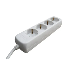 VERDEELDOOS 4V+RA 3X1.5MM² 3M SNOER WIT