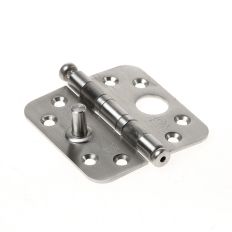 KOGELLAGERSCHARNIER H367-76762025 RVS RONDE HOEKEN 76 X 76 X 2.4MM 6732.133.7676