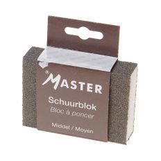 KWASTEN SCHUURBLOKJE MIDDEL