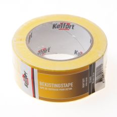 BETONBEKISTINGSTAPE HEAVY DUTY GEEL 50MM X 33 METER BETONBEKISTINGSTAPE HEAVY DUTY GEEL 50MM X 33 METER