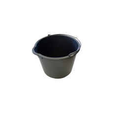 GRIPLINE-X 12L EMMER ZWART HAAKBEUGEL L-SCALA TUIT