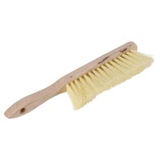 COPENHAGEN PRO BEHANGBORSTEL, 29,5 X 3 CM, WIT KUNSTVEZEL, FSC HOUTEN HANDVAT