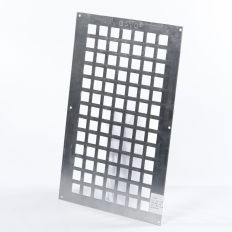 GAVO VENTILATIEPLAAT ENKEL RIJ ALUMINIUM 25 X 40CM