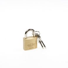 OXLOC HANGSLOT CILINDER MESSING 30MM