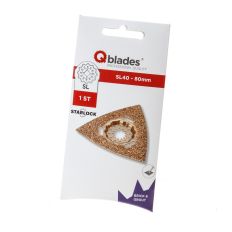 QBLADES HARDM. SLIJPDRIEHOEK 80MM SL40-1ST