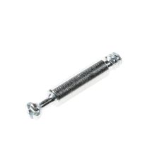 VERBINDINGSBOUT, S100, STANDAARD, SYSTEEM MINIFIX, VOOR BOORGAT-Ø 5 MM MET SPECIALE SCHROEFDRAAD–, BOORMAAT B: 34 MM, VERZINKT, SCHROEFDRAADLENGTE L: 8 MM