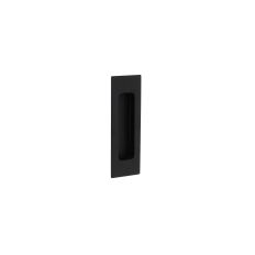 INTERSTEEL SCHUIFDEURKOM RECHTHOEK 120X40 MM BLIND MAT ZWART