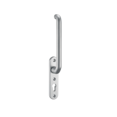 D4E HEFSCHUIFDEURGREEP BINNEN F1 ALU 40X185X12 AFGER PC69