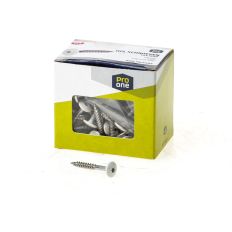 KLEURKOPSCHROEF RVS 4,8X38 R9001 CREME (100)