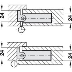 GU INBOUWDEURSLUITER FTS 24 TYPE K-15145-00-0-0
