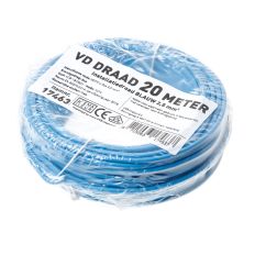 VD.DRAAD BLAUW 2.5MM (20MTR)
