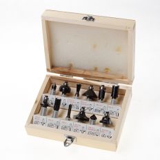 RVS FREZENSET 12-DELIG SCHACHT 8MM