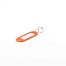 1000OR SLEUTELLABEL MET OPHANGOOG EN S-HAAK KUNSTSTOF ORANJE 8000.003.45OR