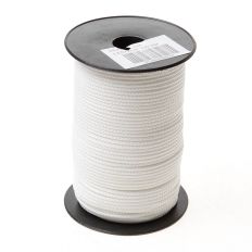 NYLONKOORD GEVLOCHTEN WIT 2MM