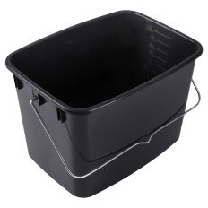 COPENHAGEN PRO VERFEMMER, 10 LITER, ZWART KUNSTSTOF, METALEN HENGSEL