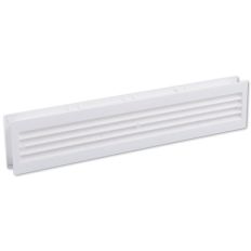 DEURVENTILATIEROOSTER 455X90MM WIT