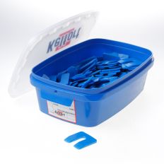 UITVULPLAATJES BLAUW 4MM ZAK VAN 174 PLAATJES