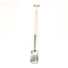 TUINSPADE MET STEEL EN T-HANDVAT GEPOLIJST 280 X 170MM