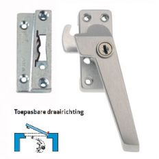 AXA VH RAAMSLUITING 3319 RECHTS F1G CILINDER + OPBOUWSLUITKOM