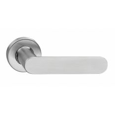 DEURKRUK STRAK ELEGANT OP ROZET VERDEKT ø53X10MM RVS