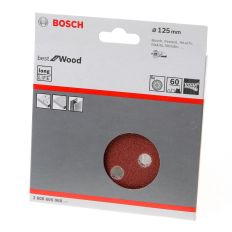 SCHUURSCHIJF 8-GATS WOOD AND PAINT DIAMETER 125MM K60 BLISTER VAN 5 SCHIJVEN