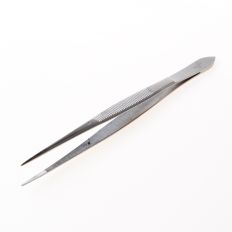 ADOLA PINCET SPITS RECHT ROESTVASTSTAAL GRIJS 16CM 5428