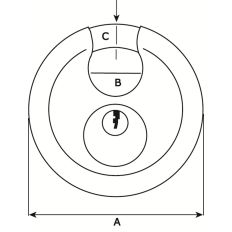 DISCUSSLOT 70MM RVS NO.702 HSD 702B KA