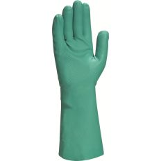 POEDERVRIJE WATERDICHTE HANDSCHOEN NIET-ONDERSTEUND - NITRIL PATRONEN - LENGTE : 330 MM - 10/11