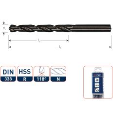 HSS SPIRAALBOREN DIN 338 GEWALST 14,5 MM
