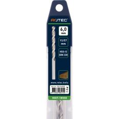 HSS-G HOUTSPIRAALBOOR, DIN 338, TLS, ø3,5X39X70