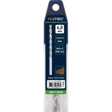 HSS-G HOUTSPIRAALBOOR LANG, DIN 340, TLS, ø3,0X66X100
