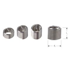 V-COIL DRAADINSERTS M 8X 1,0 - 1,5XD