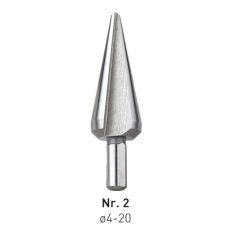 HSS KONISCHE PLAATBOREN S.P. N R.2 5,0-20,0 GR2