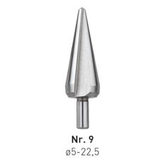 HSS KONISCHE PLAATBOREN S.P. N R.9 5,0-22,5 GR9