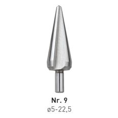 HSS KONISCHE PLAATBOREN S.P. N R.9 5,0-22,5 GR9