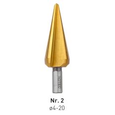 HSS KONISCHE PLAATBOREN SPLITPOINT.NR2 5,0-20,0 TIN
