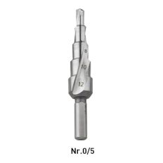 HSS TRAPPENBOOR NR.0/5 / ø4-12