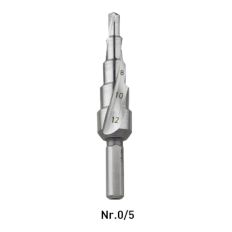 HSS TRAPPENBOOR NR.0/5 / ø4-12