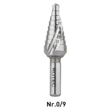 HSS TRAPPENBOOR (2MM) NR.0/9 / ø4-12