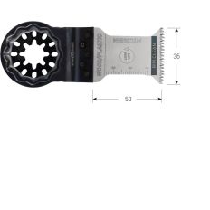 BIM STARLOCK INVALZAAGBLAD TYPE MTC35BI, 35X50 MM
