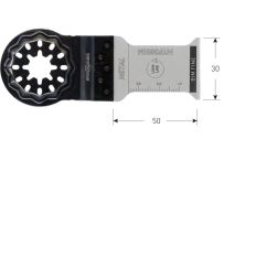 BIM STARLOCK INVALZAAGBLAD TYPE MTF30BI, 30X50 MM