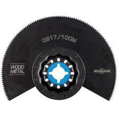 OS 17/100BI STARLOCK SEGMENTZAAGBLAD HOUT/METAAL ø100