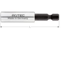 MAGN.BITHOUDER E6,3X60MM - HULS 11,0X35MM, MET C-RING