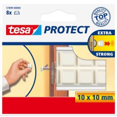 TESA® BESCHERMBLOKJES VIERKANT WIT